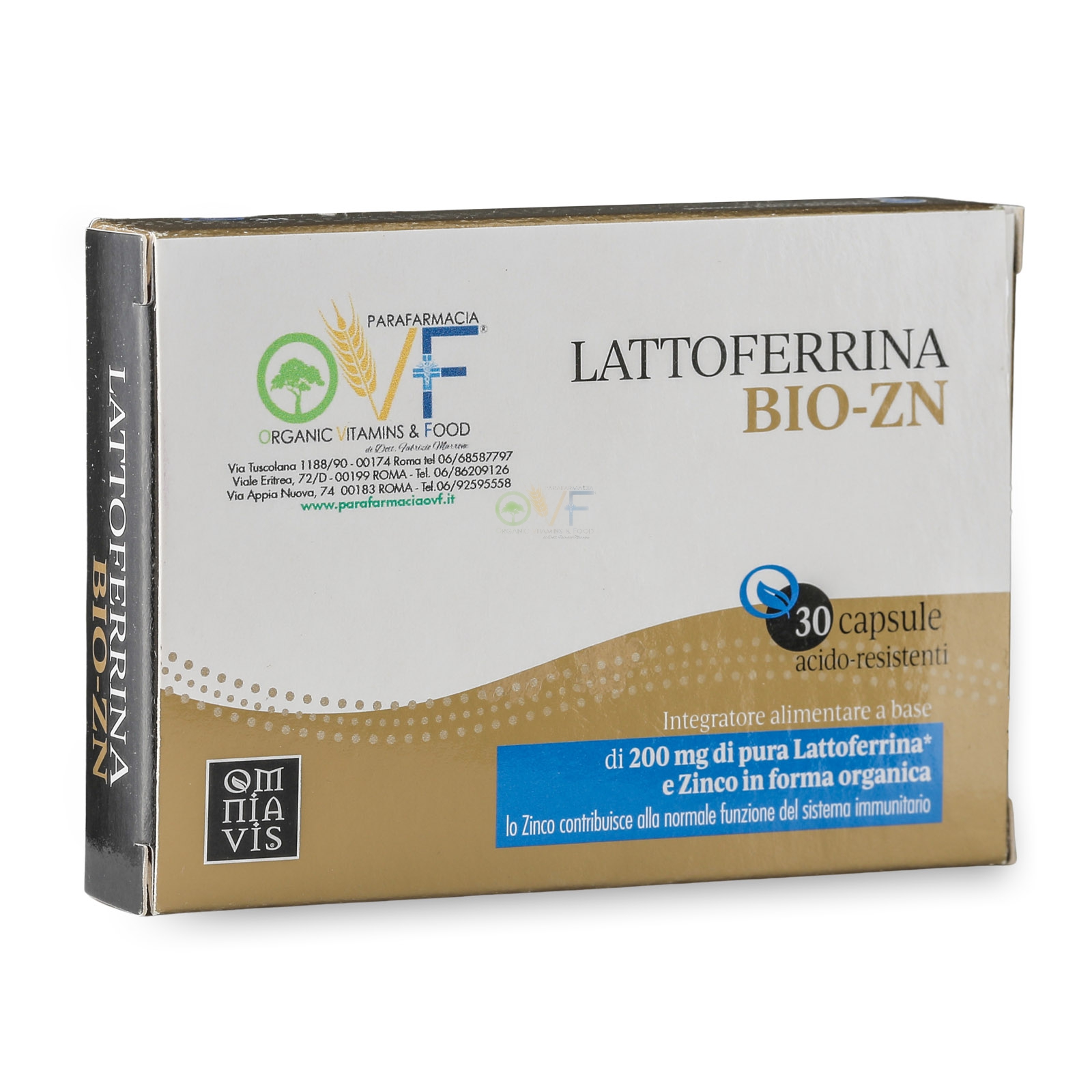Ovf Lattoferrina Senza Lattosio 30 Cps