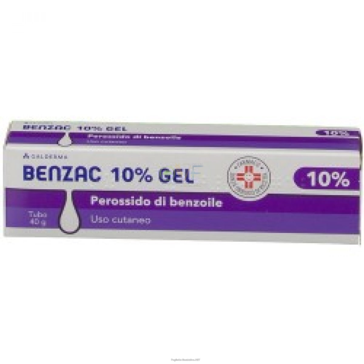  Benzac gel 10% per il trattamento dell'acne