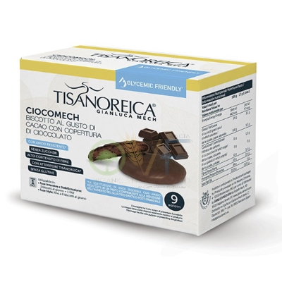 Tisanoreica Ciocomech Cacao - Glycemic Friendly 9 biscotti