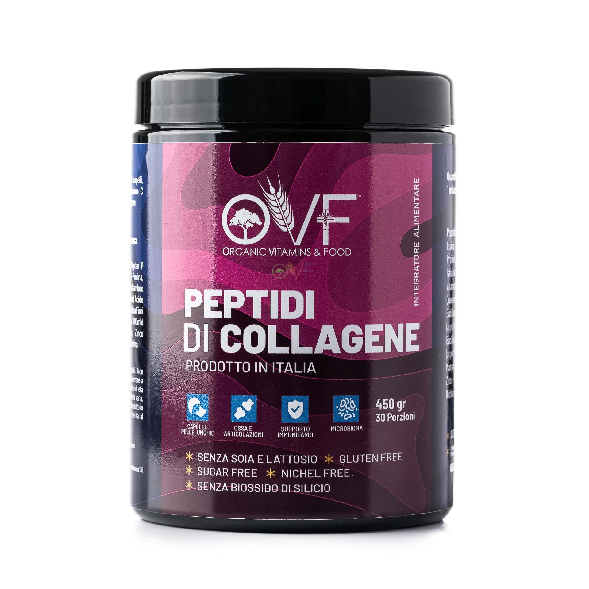 Ovf Peptidi di Collagene 450 g Gusto Cacao