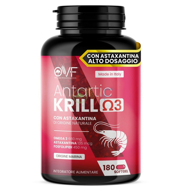 Ovf Antartic Krill Omega 3 180 cps