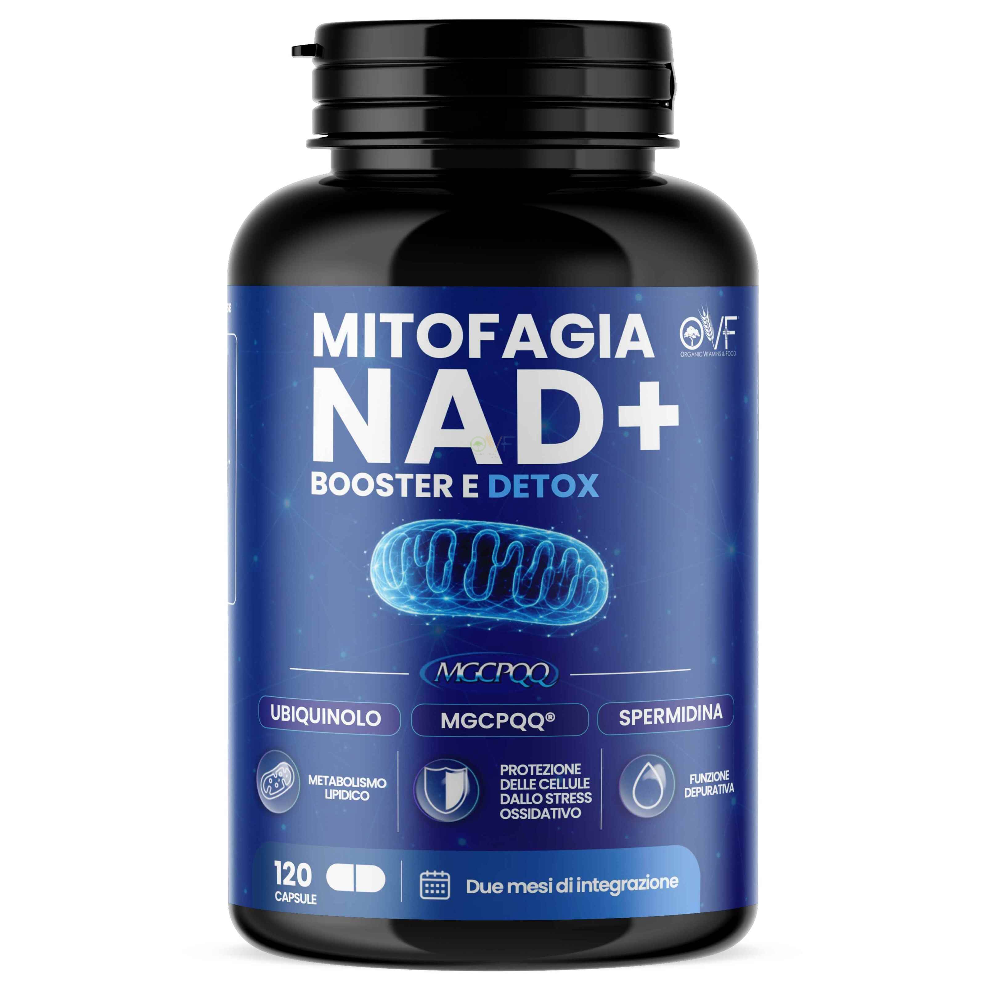 Ovf Mitofagia NAD+ Booster e Detox 120 cps