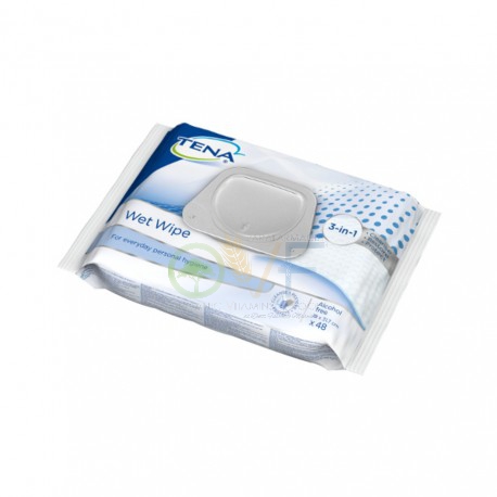 Tena Wet Wipe Salv Umidif 48pz