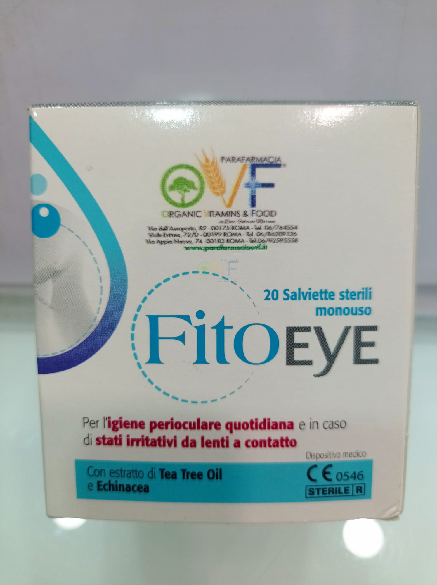 Ovf Fito eye Salviette Detergenti Perioculari 20pz
