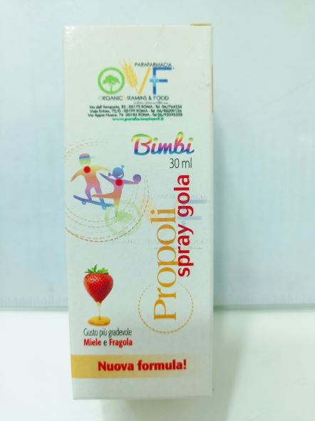 Ovf Propoli Spray Orale Bimbi Senza alcool