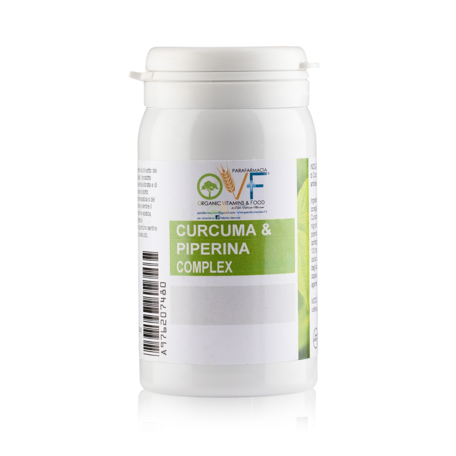 Ovf Curcuma&piperina Complex 60cps