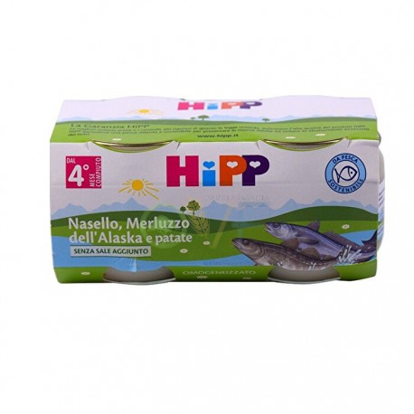 Hipp Italia Hipp Omog Nasel/merl/pat 2x80g