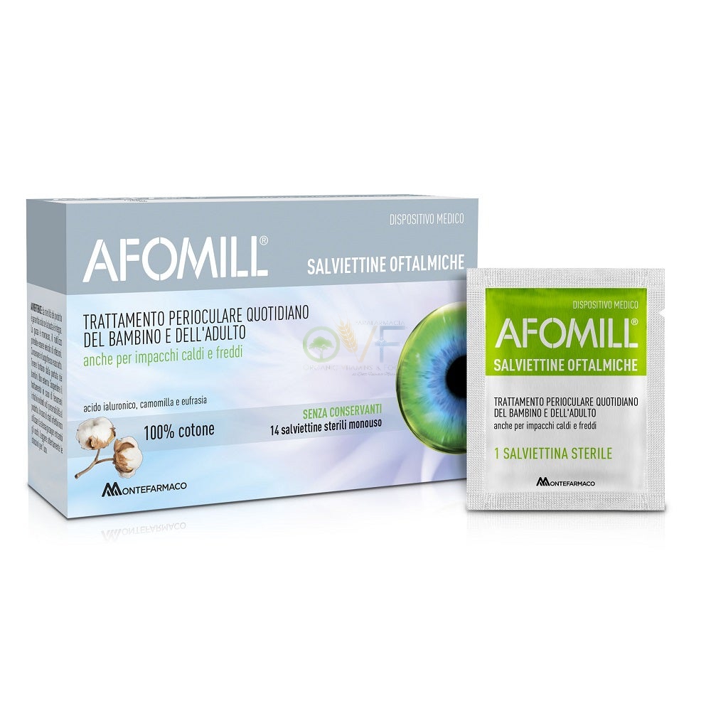 Montefarmaco Otc Afomill Salviettine Oft 14pz