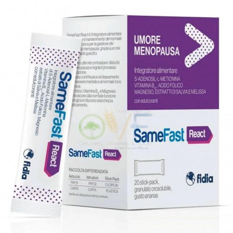 Fidia Farmaceutici Samefast React 20bust