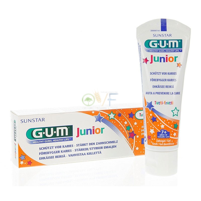 Gum Junior Gum J Dentif7/12 Fluor 1000ppm