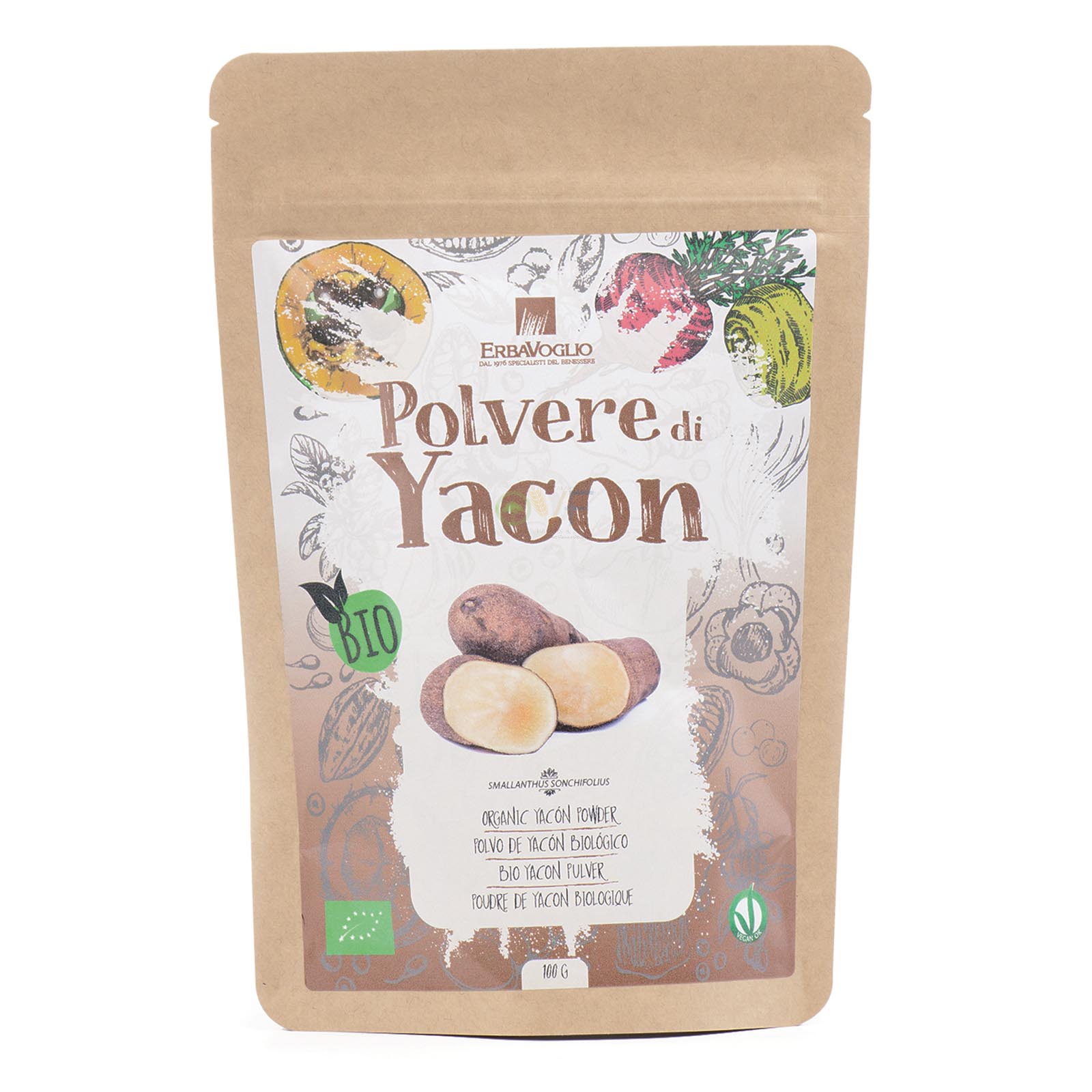 Erbavoglio Production Yacon Polvere Bio 100g