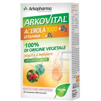 Arkofarm Arkovital Acerola 1000+d3 Vit