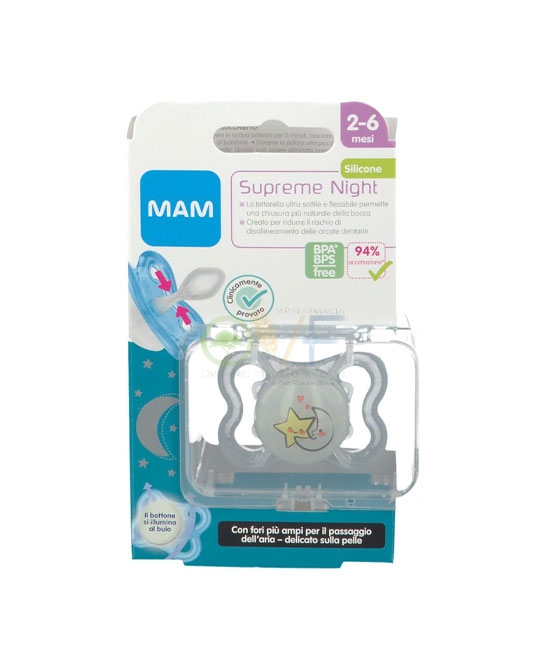 Bamed Baby Italia Mam Supreme Night 2-6 Sil 1x N
