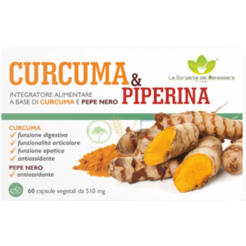 La Sorgente Del Benessere Curcuma Piperina 60cps