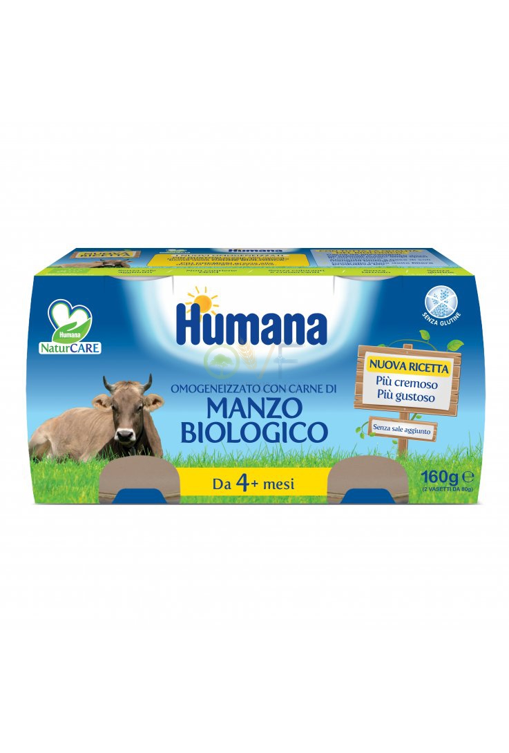 Humana Omog Manzo Bio 2x80g