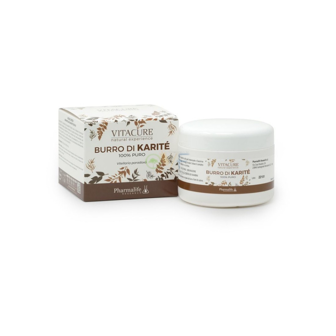 Pharmalife Research Vitacure Burro Karite' 250ml