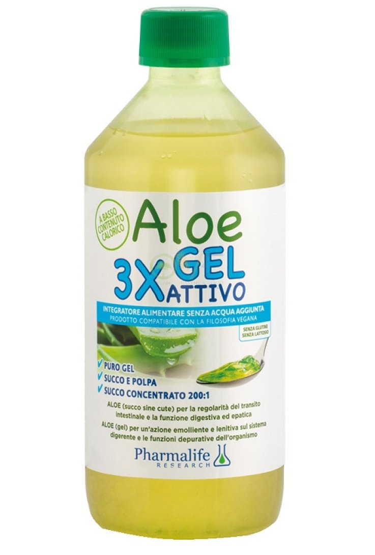 Pharmalife Research Aloe Gel 3x Attivo 500ml
