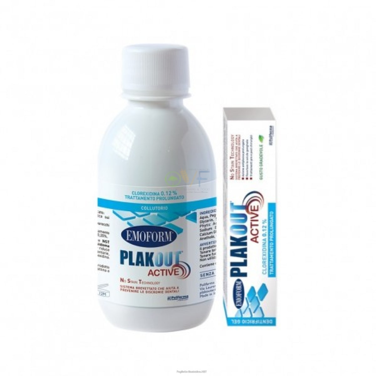 Polifarma Benessere Emoform Plakout Act0,12%+camp