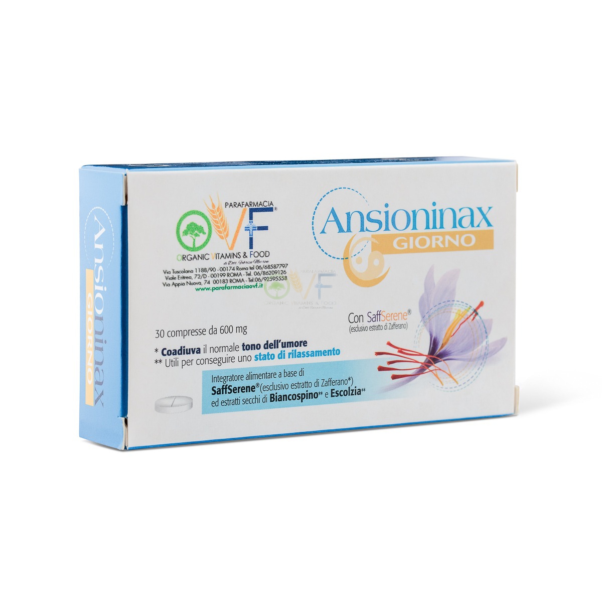 Ovf Ansioninax Giorno 30cpr