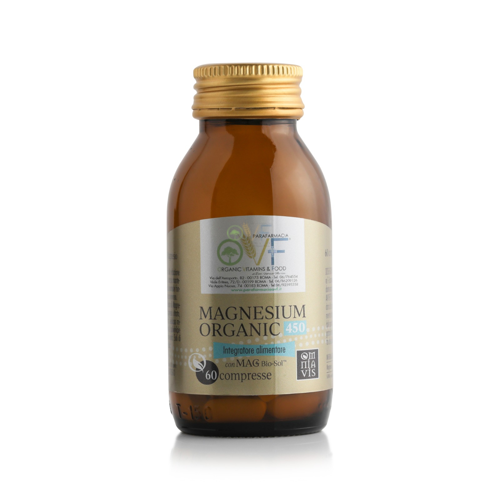 OVF B Magnesium Organic 450 60cpr