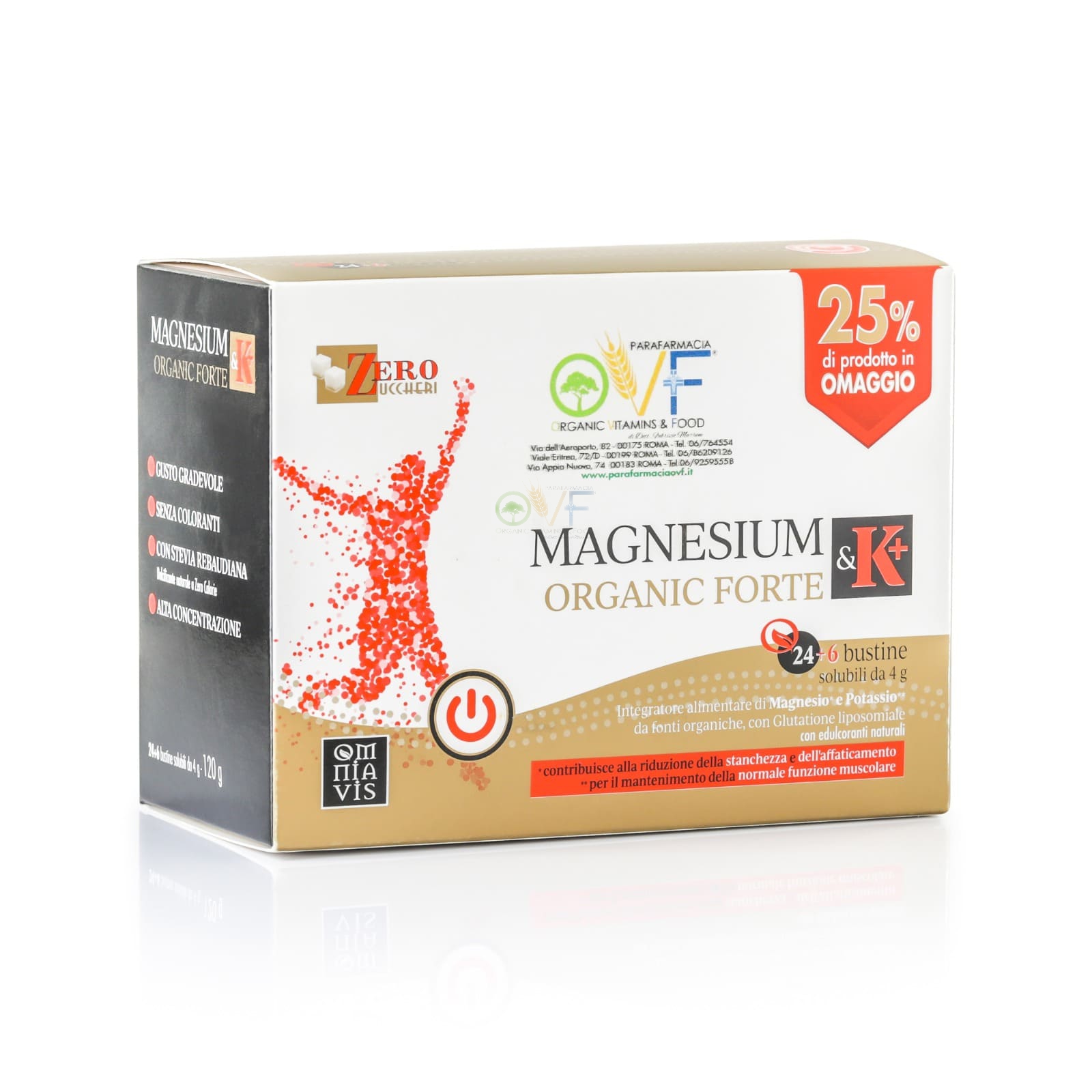 Ovf B Magnesio Potassio e Glutatione 30 bst