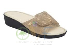 Dr.scholl's Div.footwear Ledel Glit Sue Stras W Sand 35