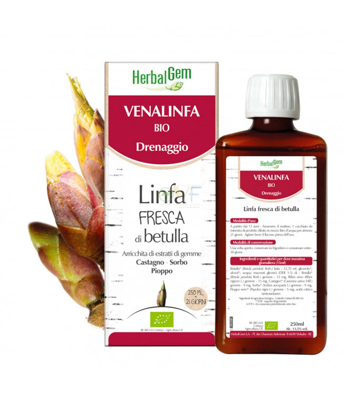 Herbalgem Italia Herbalgem Venalinfa Bio 250ml