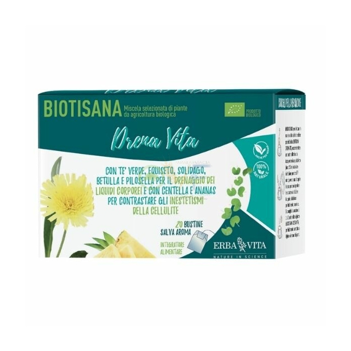 Erba Vita Group Biotisana Drena Vita 20bust