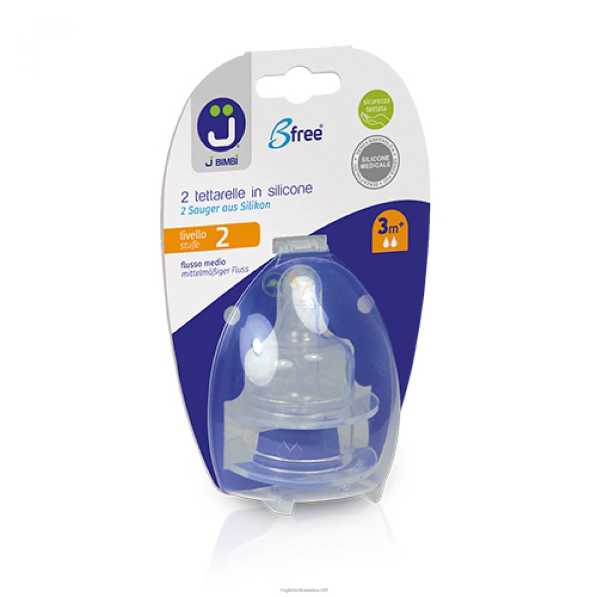 Colpharma J Bimbi Bfree Cl/gl/me 2 Tett2