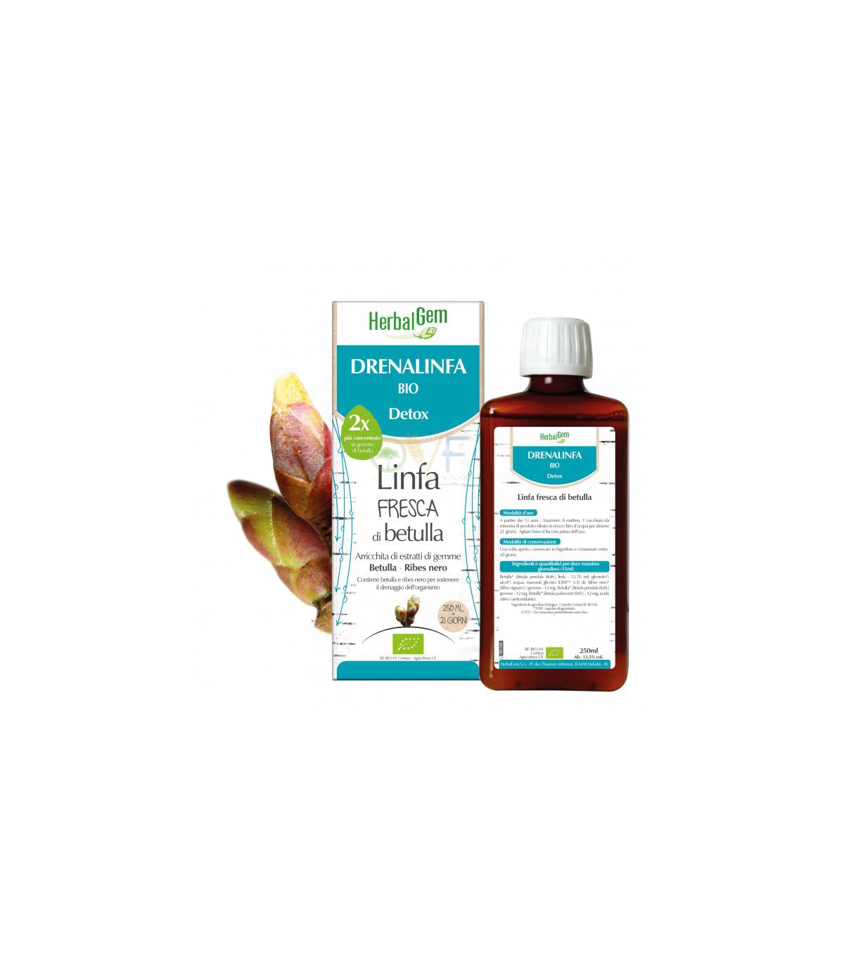 Herbalgem Italia Herbalgem Drenalinfa 250ml Nf