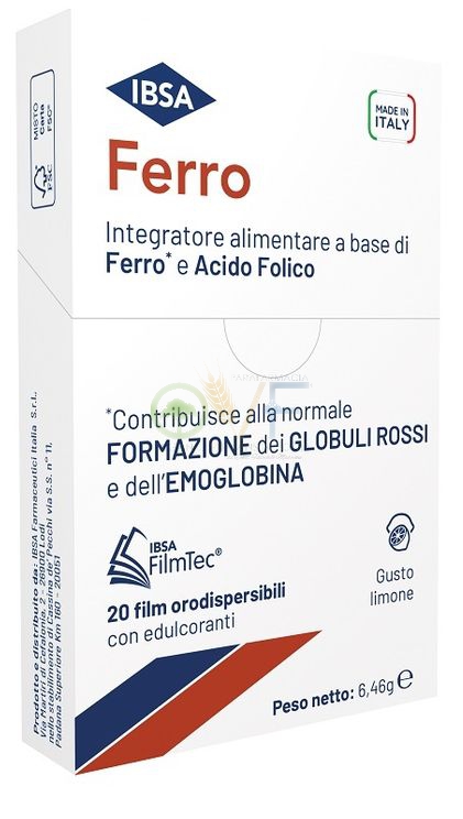 Ibsa Farmaceutici Italia Ferro Ibsa 20film Orodispersib