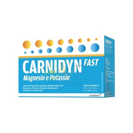 Carnidyn Fast Magnesio/Potassio 20 Bustine