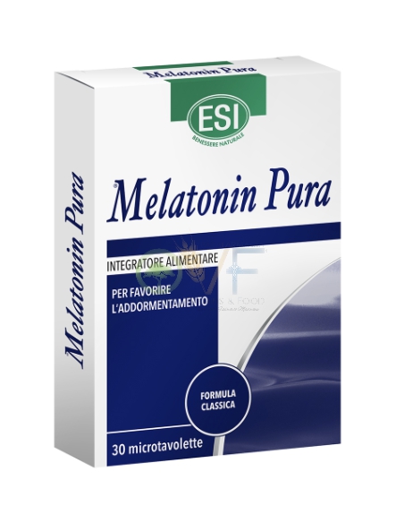 Esi Linea Sonno e Relax Melatonin Pura 1 mg Integratore 30 Microtavolette
