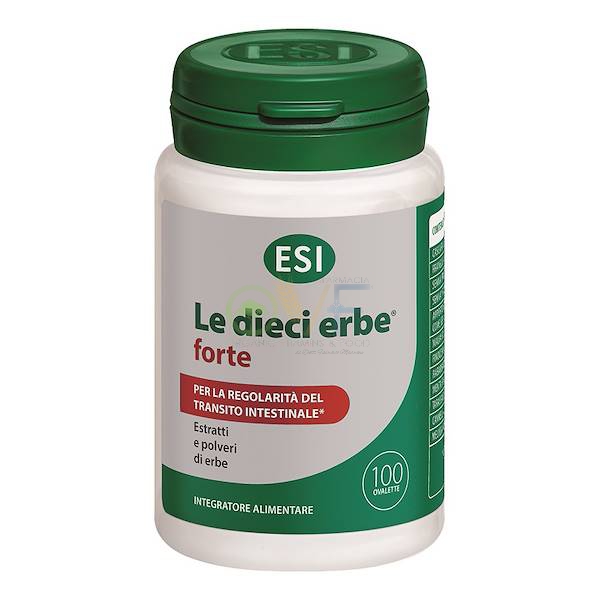 Esi Linea Benessere Intestinale Le Dieci Erbe +Forte 100 Ovalette