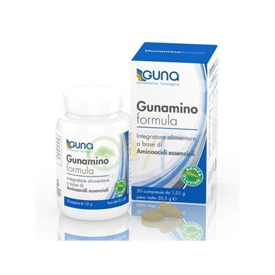 Guna Linea Energia e Benessere Gunamino Formula Integratore 50 Compresse