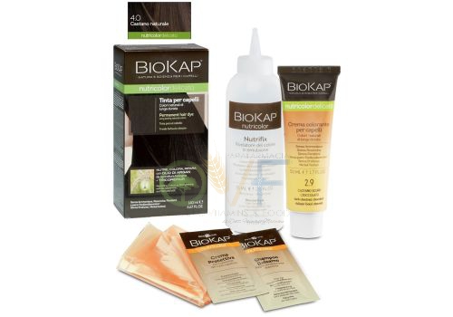 Bios Line Linea Tinte per Capelli BioKap Nutricolor Delicato 4.0 Castano Natural