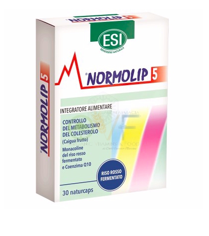 Esi Linea Controllo Colesterolo Trigliceridi Normolip 5 Integratore 30 Naturcaps