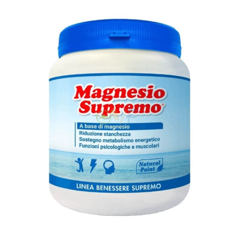 Natural Point Linea Vitamine Minerali Magnesio Supremo Integratore 300 g