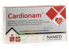 Named Linea Colesterolo Cardionam Integratore Alimentare 30 Compresse