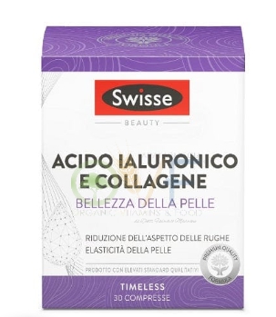 Swisse Acido Ialuronico e Collagene Bellezza della Pelle 30 Cpr