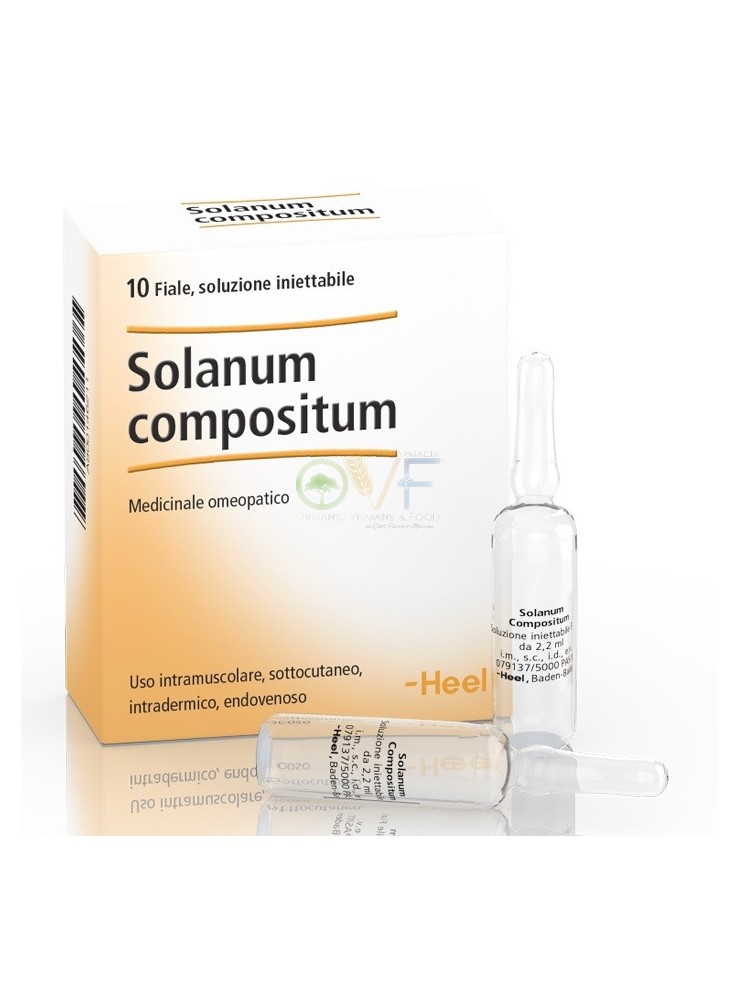  Guna HEEL Solanum Compositum  un medicinale omeopatico indicato in caso di disturbi della circolazione periferica, in particolare la circolazione delle gambe.