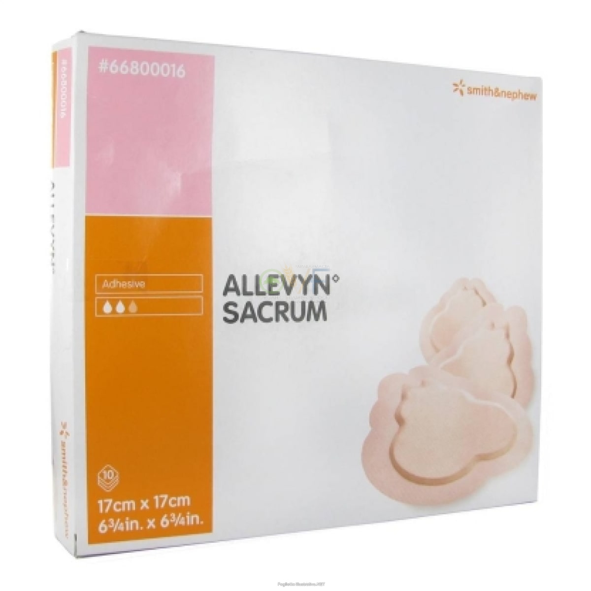 Smith & Nephew Allevyn Sacrum 17x17cm 10pz