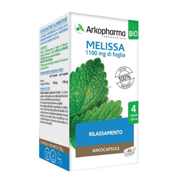 Arkofarm Arkocps Melissa 45cps Bio