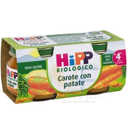 Hipp Bio Omogeneizzato Carote e Patate mesi 4+