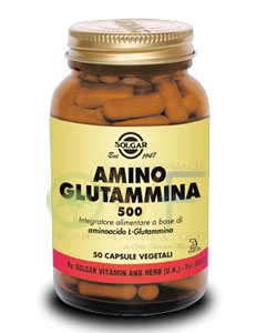 Solgar Amino Glutammina Integratore 50 Capsule