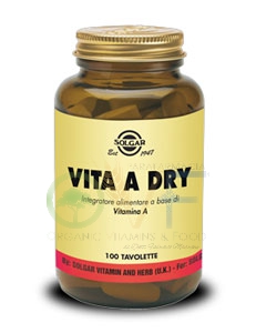 Solgar Vita A Dry Integratore 100 Tavolette