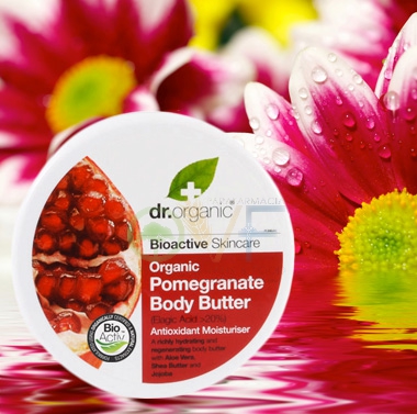 Dr.Organic Linea Anti-Ossidante Melograno Burro Corpo 200 ml