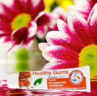 Dr.Organic Linea Anti-Ossidante Melograno Pasta Dentifricia 100 ml