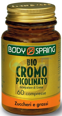 Body Spring Integratore Alimentare Bio Cromo Picolinato 60 Compresse