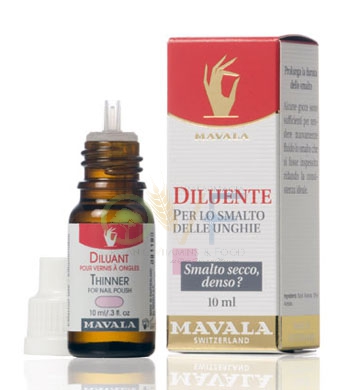 Mavala Linea Unghie Trattamento Diluente per Smalto Secco e Troppo Denso 10 ml